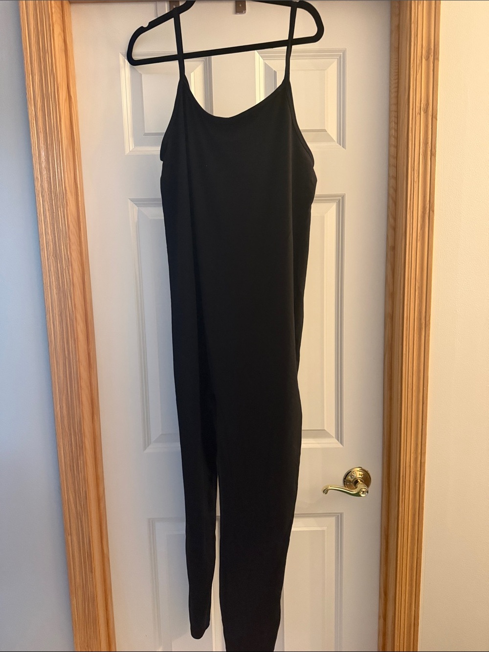 NWOT GAP Black Maternity Tank Jumpsuit - Picture 3 of 6